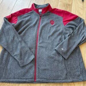 Men’s Champion Hoosiers Zip-Up Jacket – Size 2XL – EUC